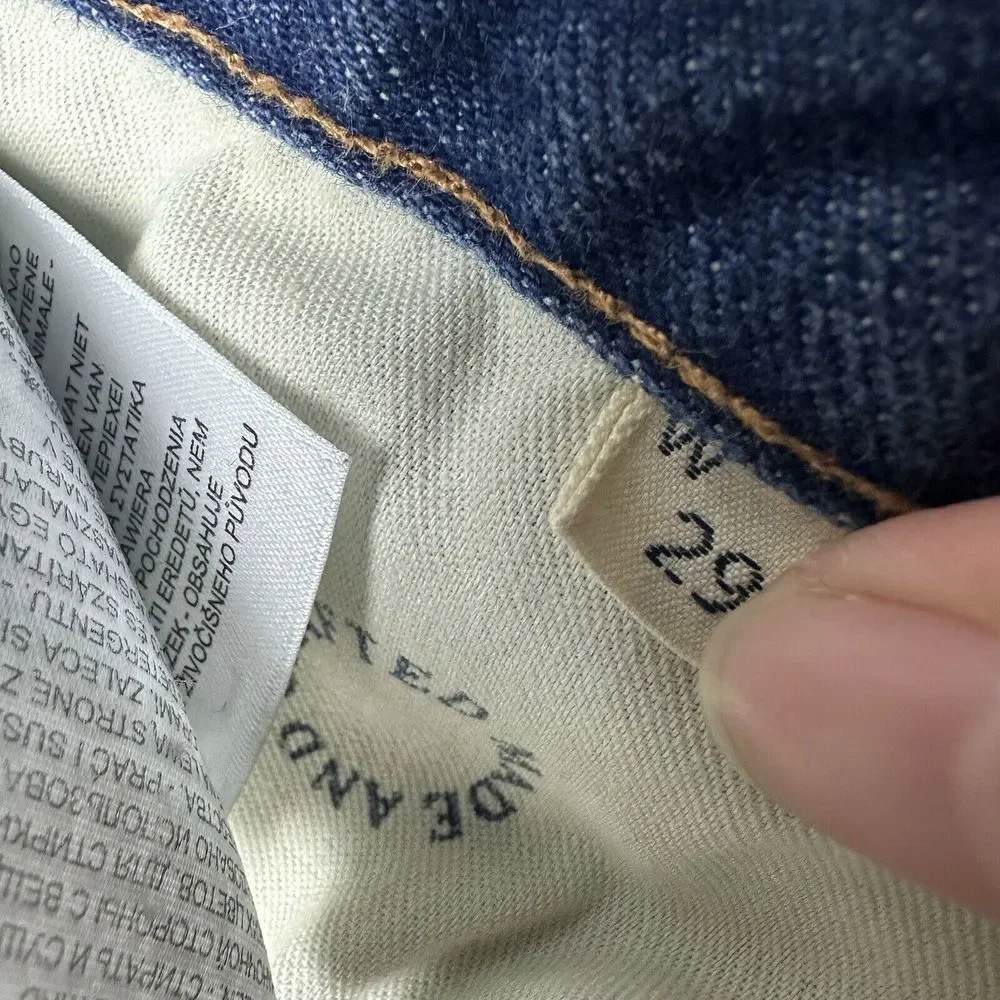 Levis Made & Crafted Jeans Womens 29 (30x27.5) Marker Tapered‎ Distressed - Picture 4 of 8